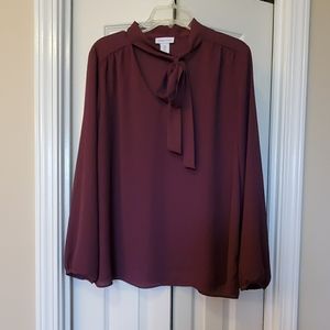 Maroon Blouse